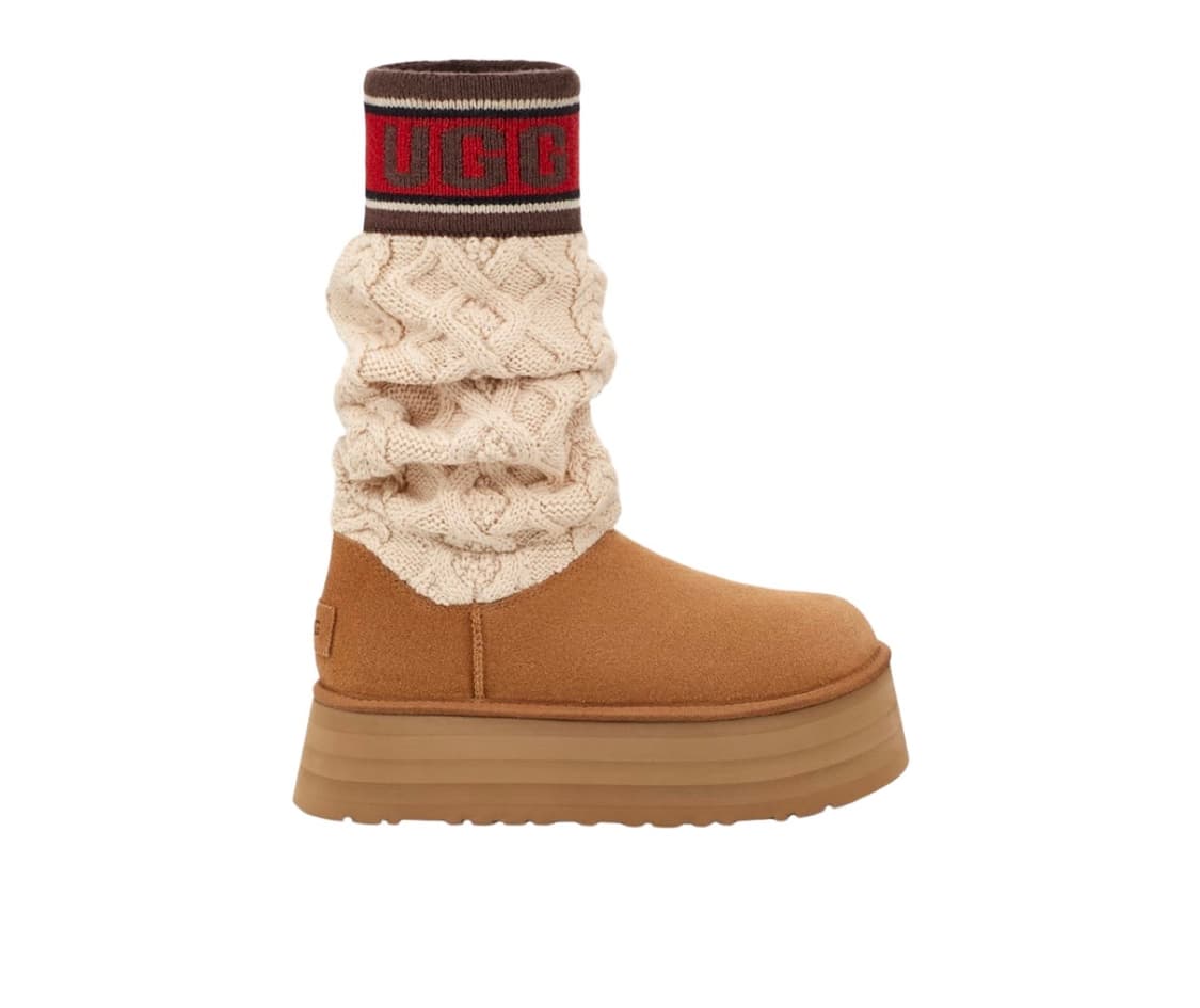 어그 클래식 스웨터 레터 부츠 상품이미지1