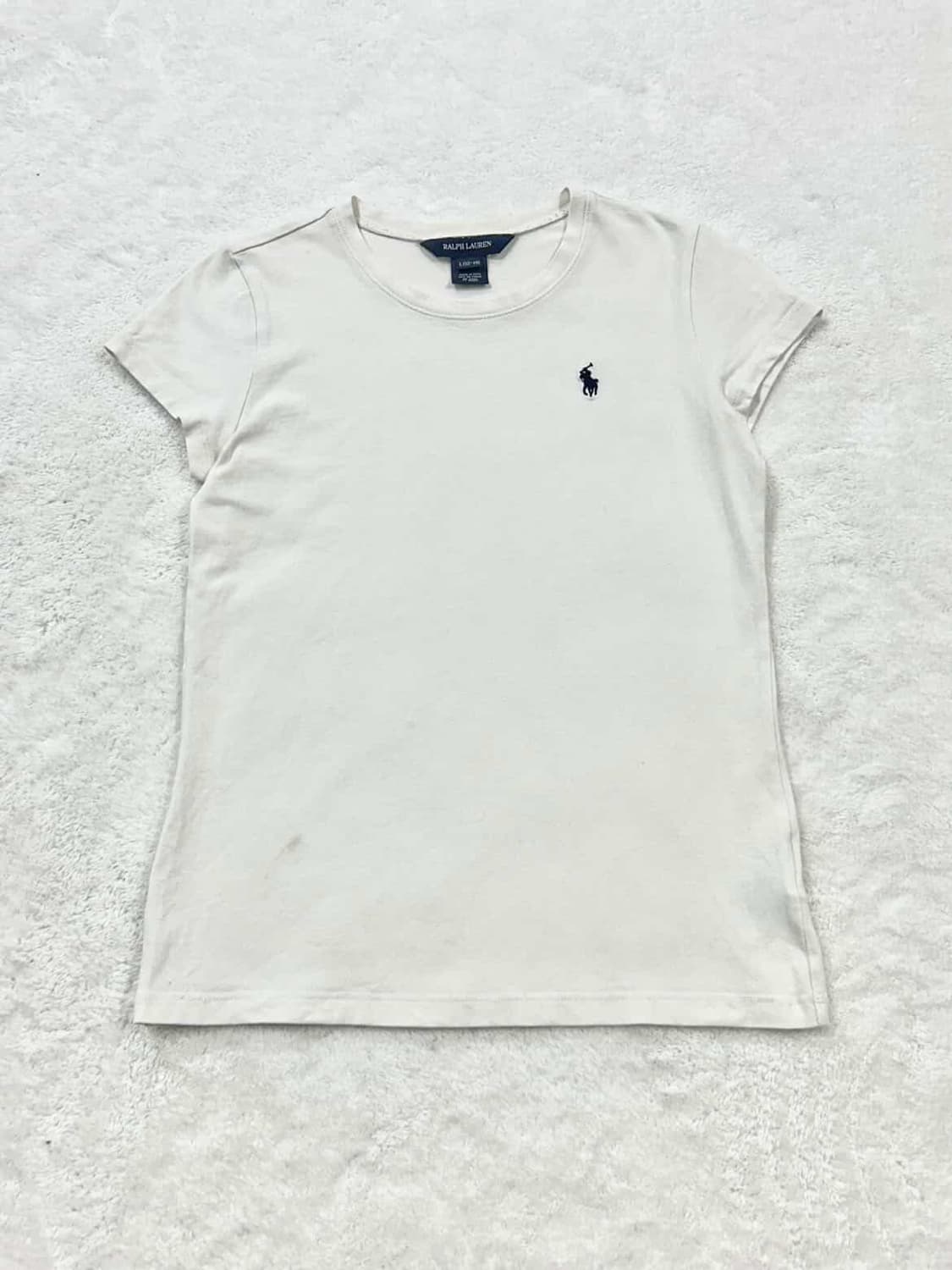 폴로 네이비포니 화이트 반팔 상품이미지5