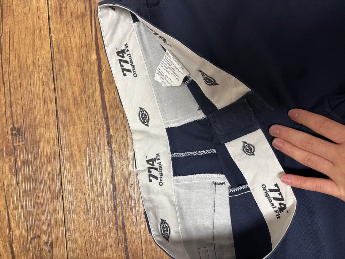 디키즈774 면바지 네이비 상품이미지2