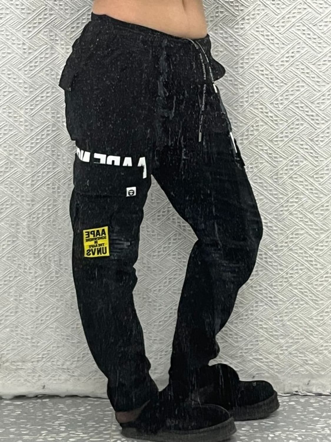 베이프 AAPE 스트릿 힙합 조거 카고 팬츠 M C06788 상품이미지1