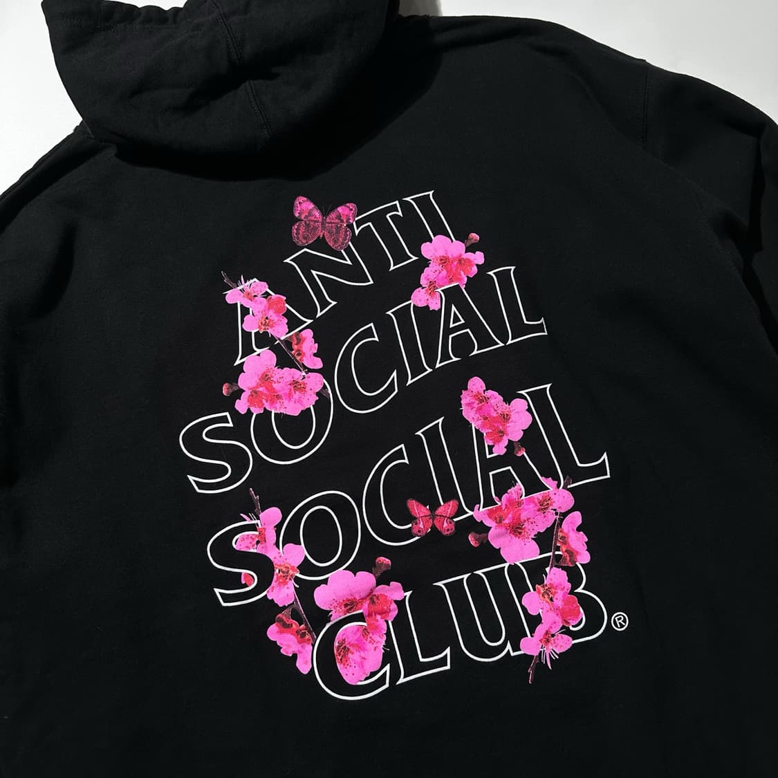 (새상품) 안티 소셜 소셜 클럽 후드 블랙 상품이미지3