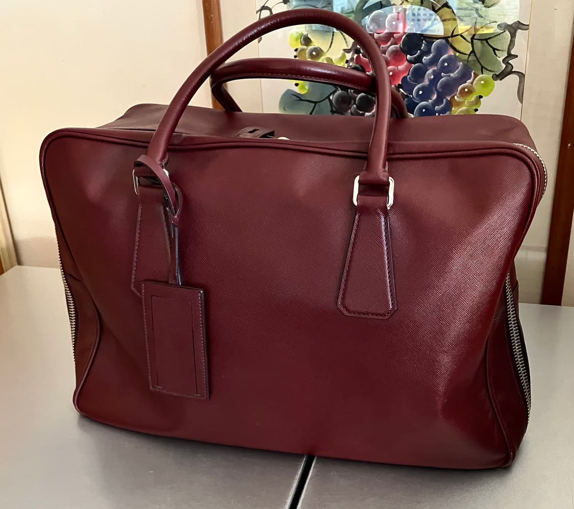 프라다 버건디 백 상품이미지2