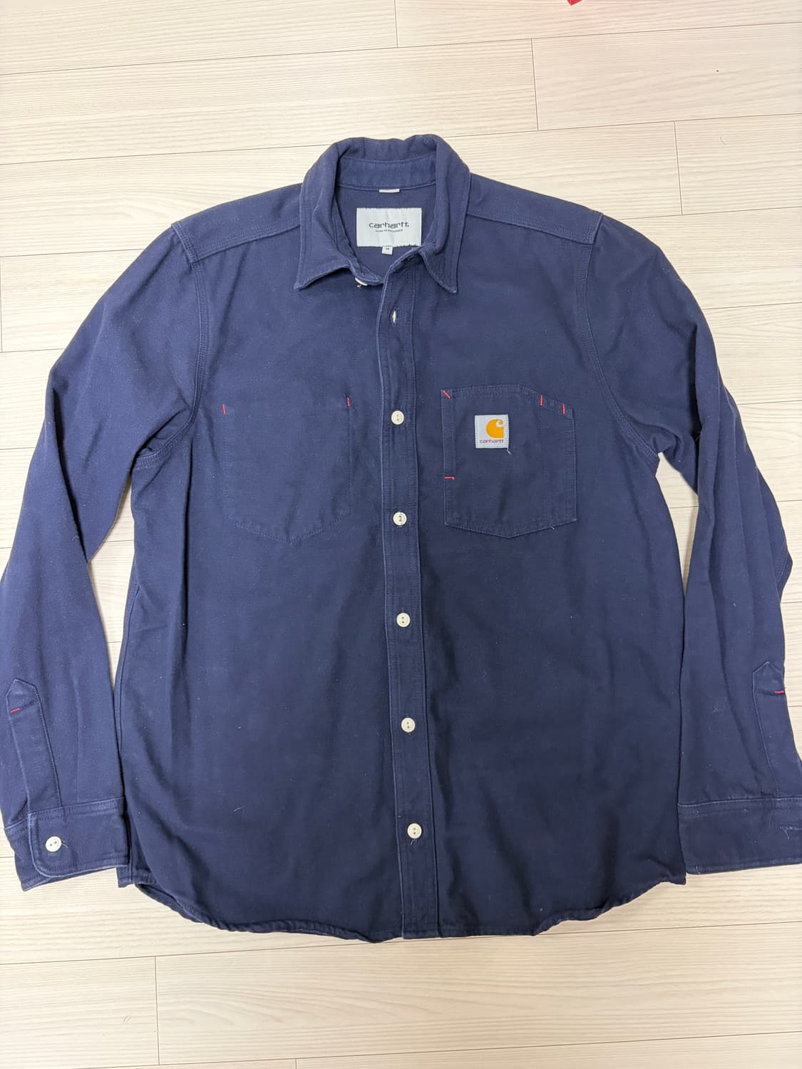 칼하트 토니 셔츠 네이비 상품이미지1