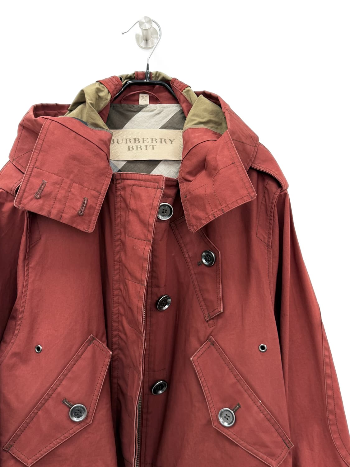 버버리 브릿 후디드 숏 야상 자켓 상품이미지5