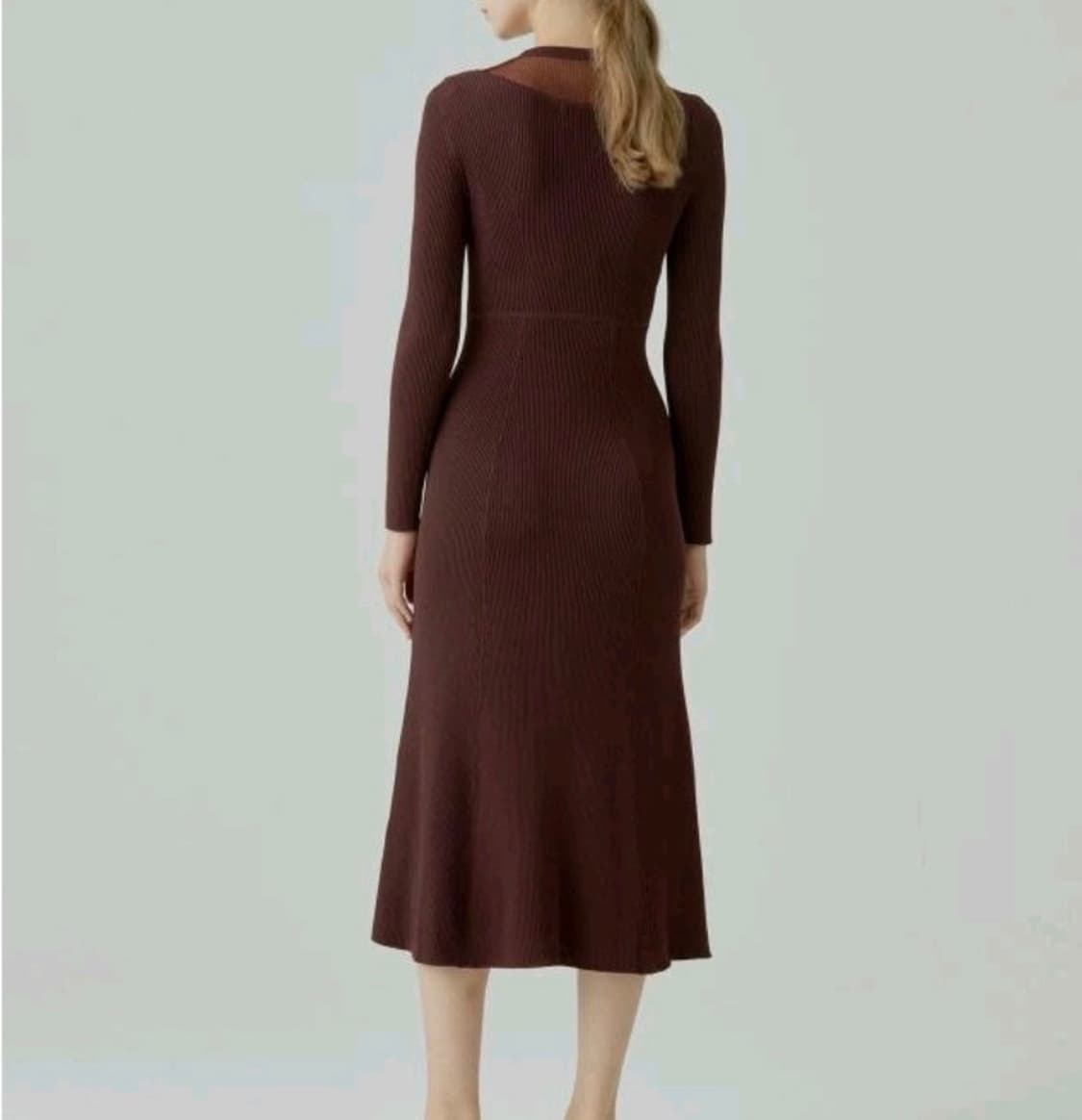 마른55 55 텍ㅇ 신품 질스튜어트 정가46만 니트 롱 원피스 마인 마쥬 상품이미지2