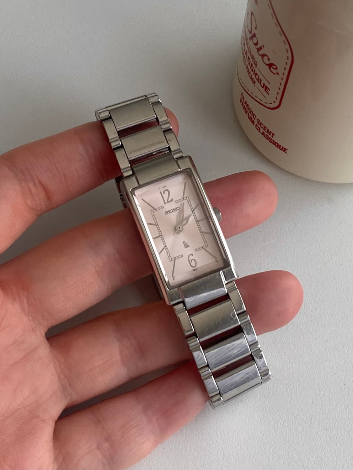 Seiko 세이코 lk 루키아 스퀘어 쿼츠 핑크 레이디스 상품이미지4