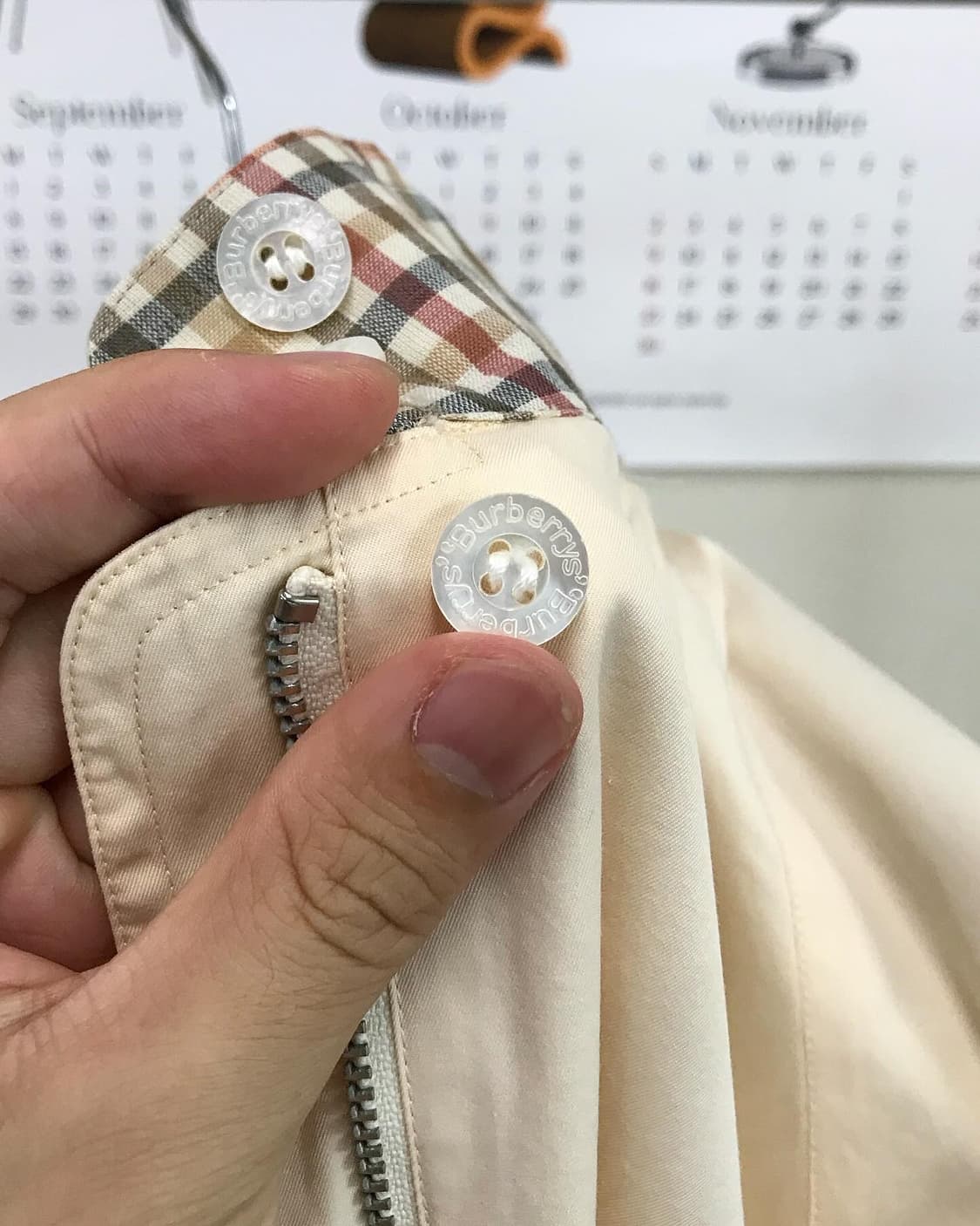 버버리 블루종 자켓 상품이미지4