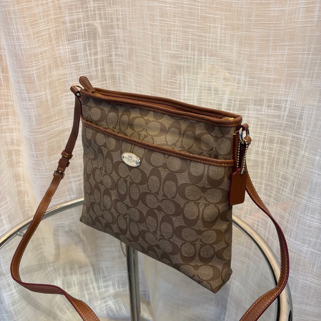 정품 코치 사각 크로스백     상품이미지3