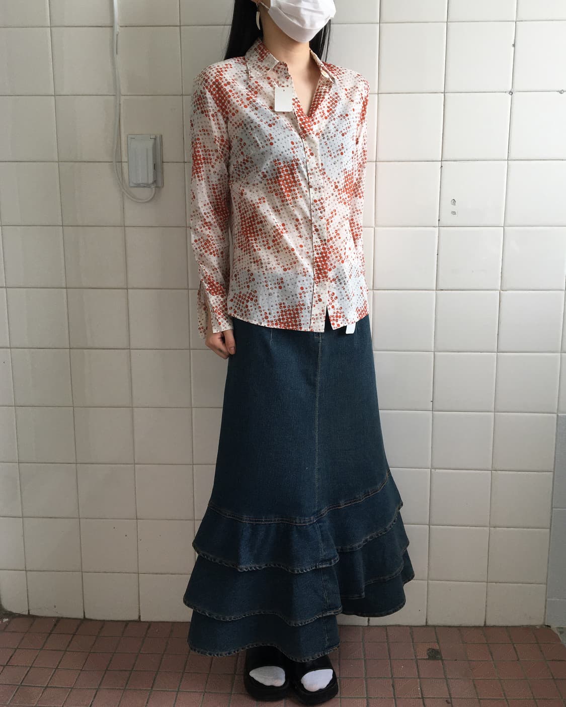 Dot pattern shirt 상품이미지6