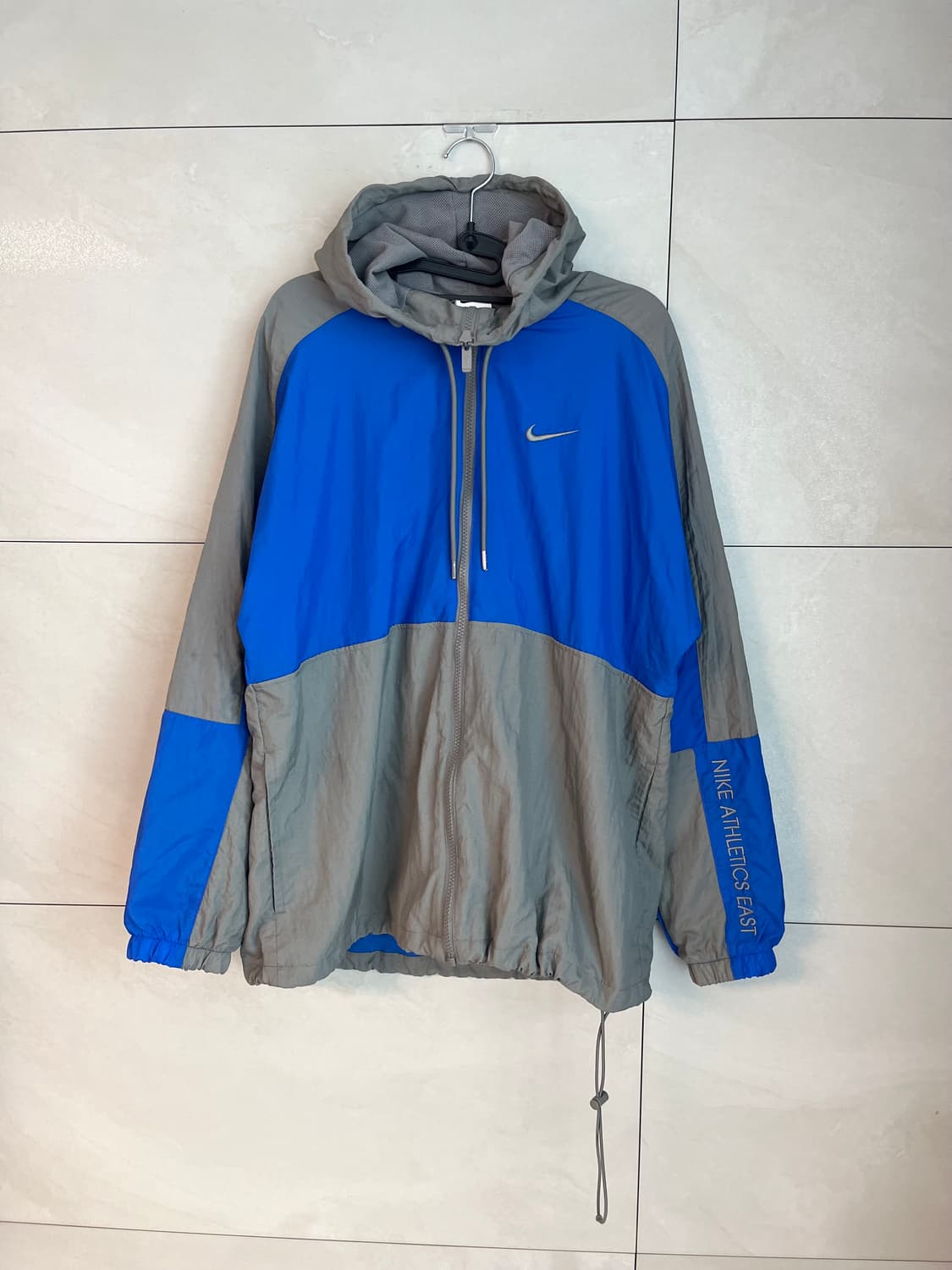 [L/100] 나이키 윈드브레이커 우븐 바람막이 블루/그레이 상품이미지3