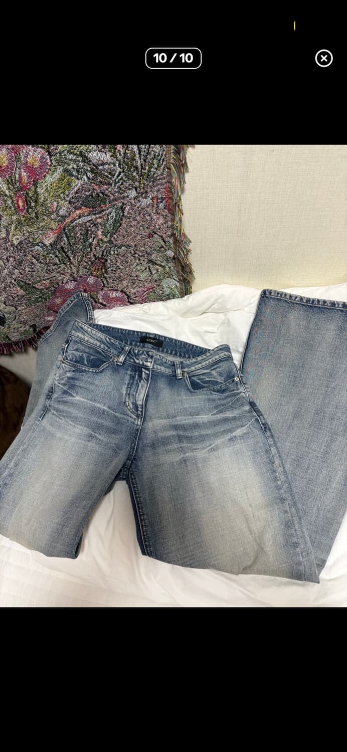 LCDC WIDE-LEG WASHED DENIM (BLUE) ss 상품이미지5