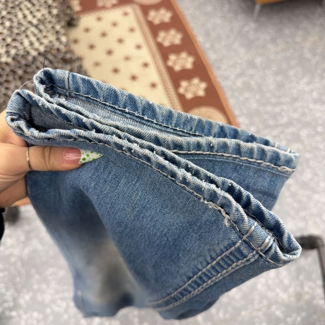 트루릴리전 빌리슈퍼티 Y2K 데미지 데님 청바지 28인치 C09134 상품이미지8