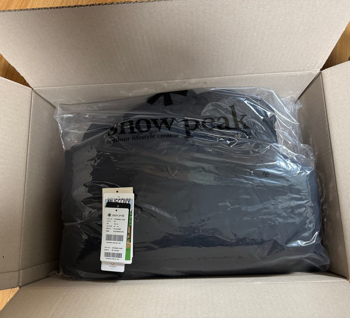 [100] 스노우피크 시티캠퍼 유틸리티 후드 다운자켓 블랙 상품이미지3