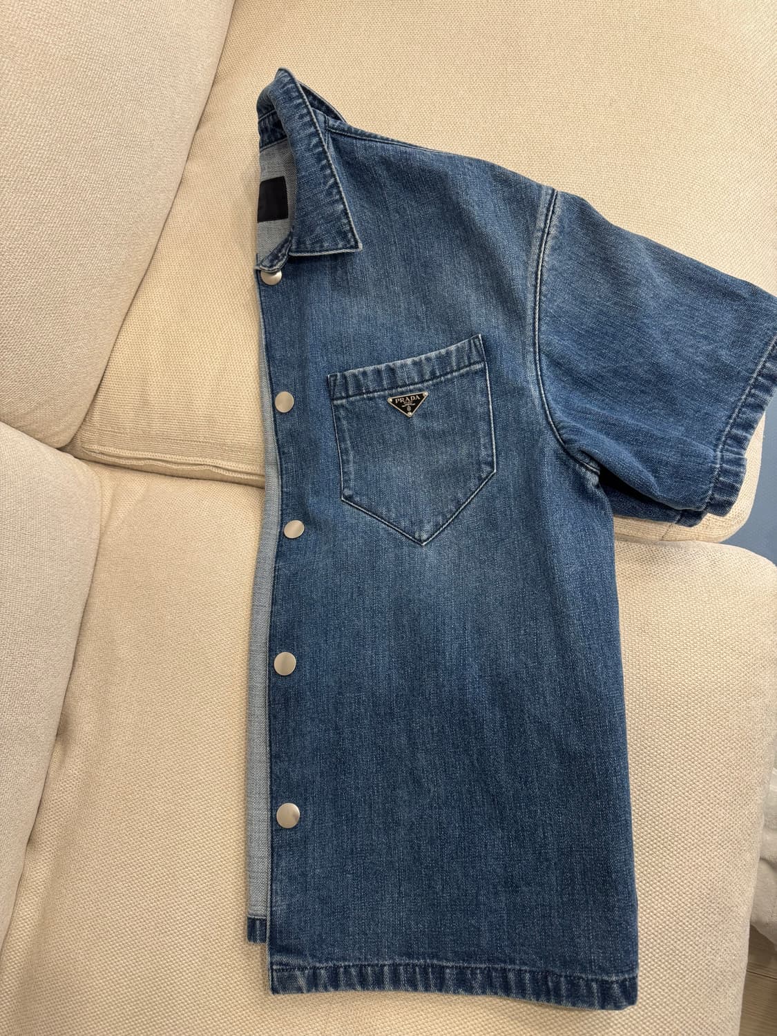 프라다 데님 자켓 M 상품이미지4