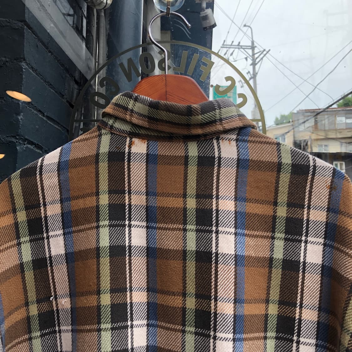 70s Big Mac flannel shirt-XL 상품이미지6