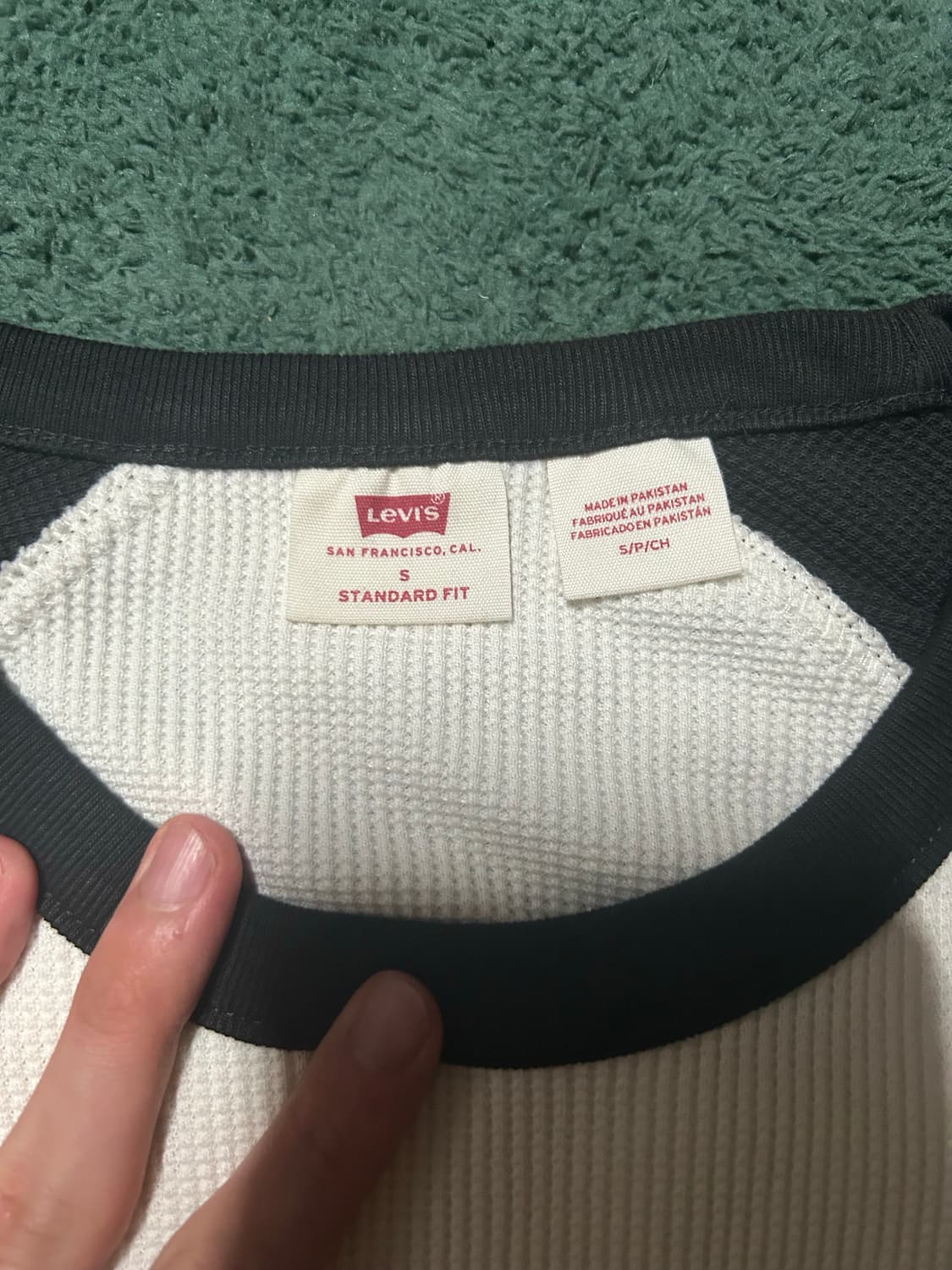 리바이스 써멀 와플 롱슬리브 새상품급(3회착용) s 사이즈 상품이미지2