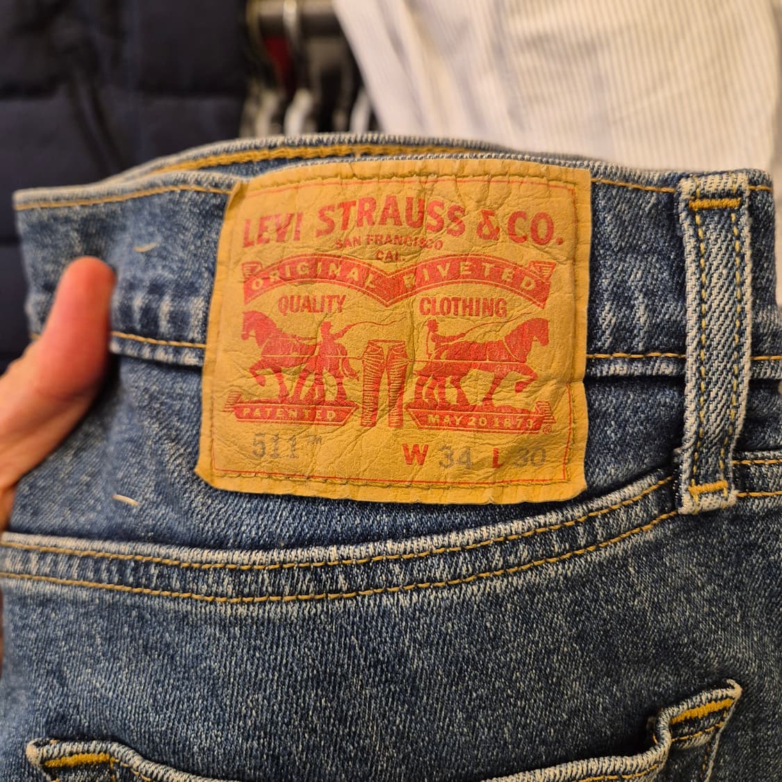 34인치 리바이스 511 청바지  상품이미지3