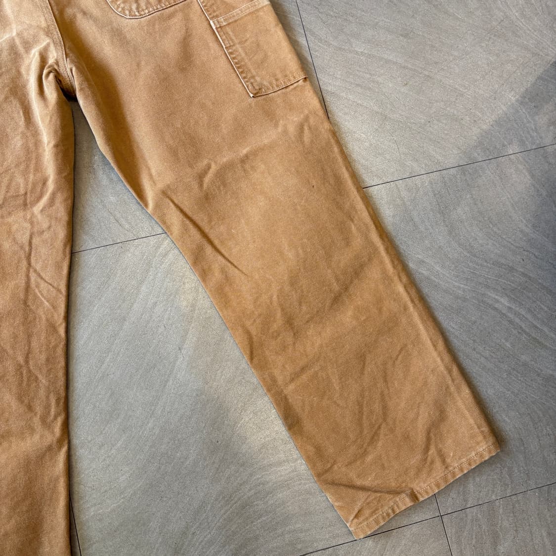 칼하트 정품 브라운 더블니 팬츠 바지 상품이미지9
