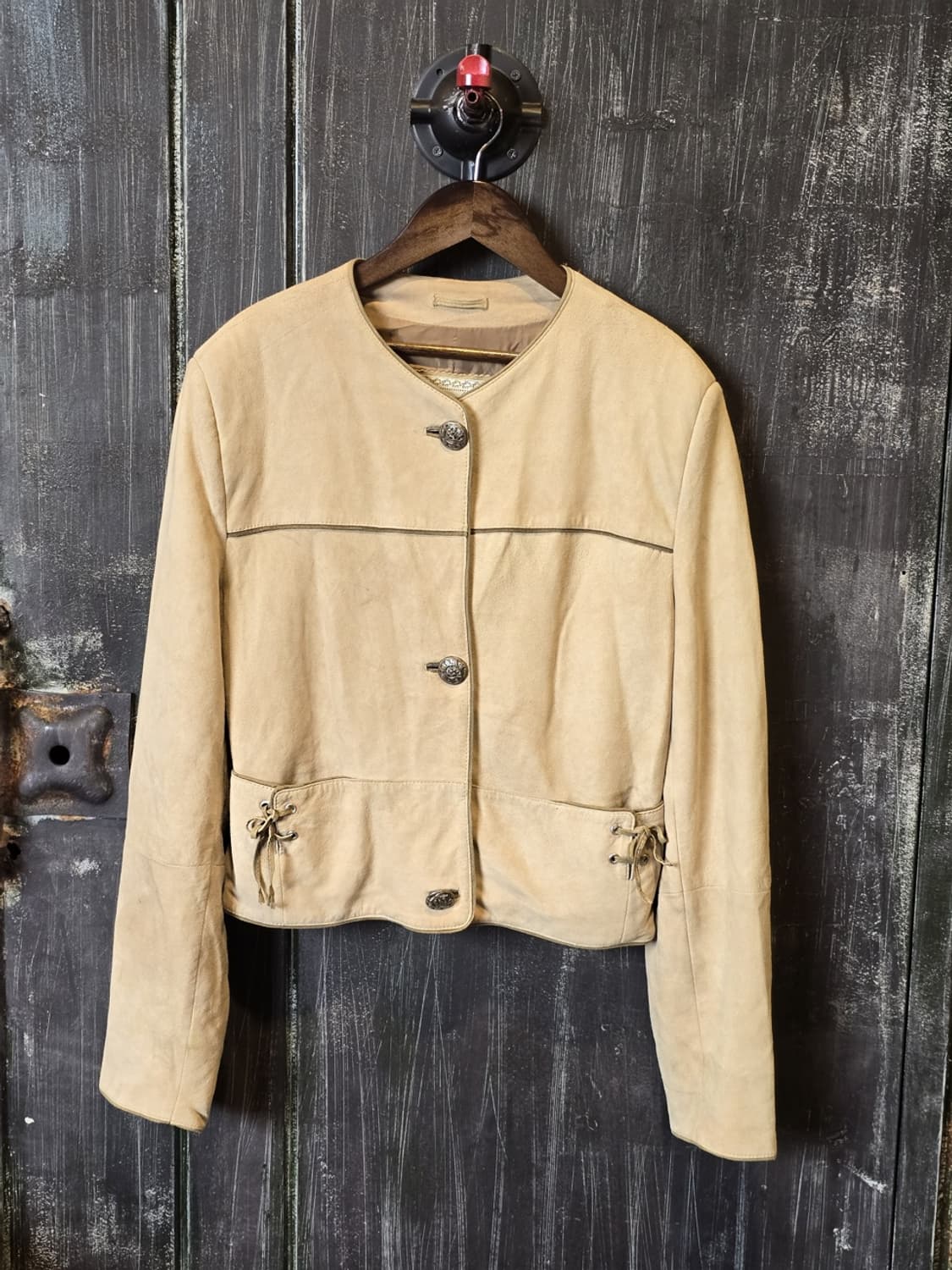 90s  Lamb Leather Jacket/made in Germany 상품이미지1