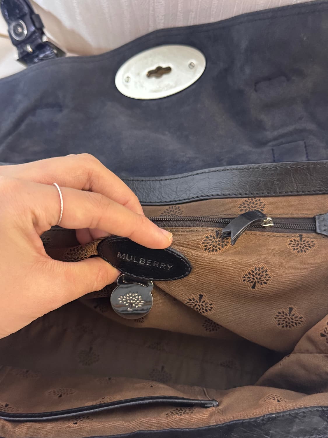 멀버리 알렉사 미디엄 (블랙) 상품이미지5