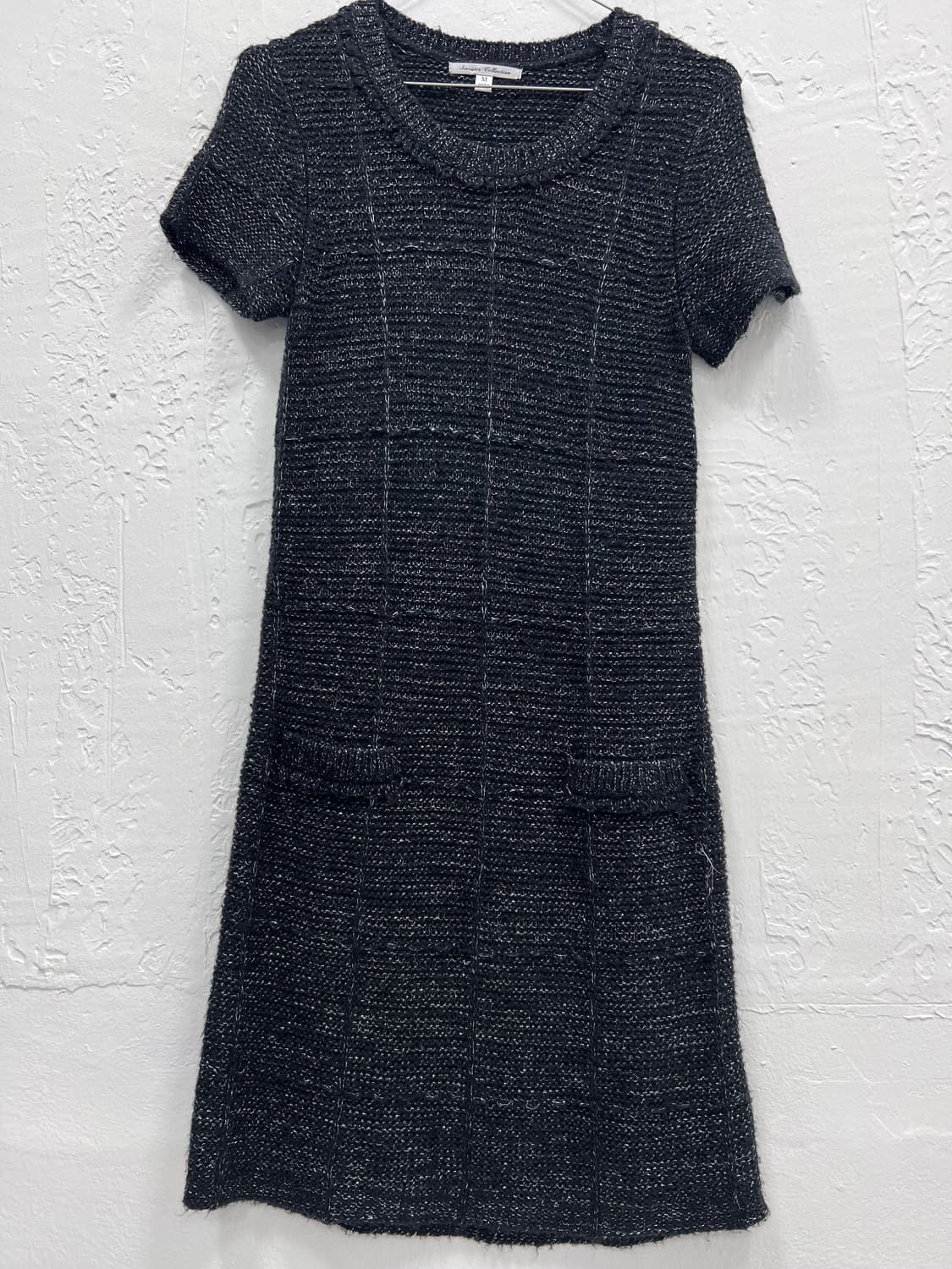 glitter tweed knit dress 상품이미지5