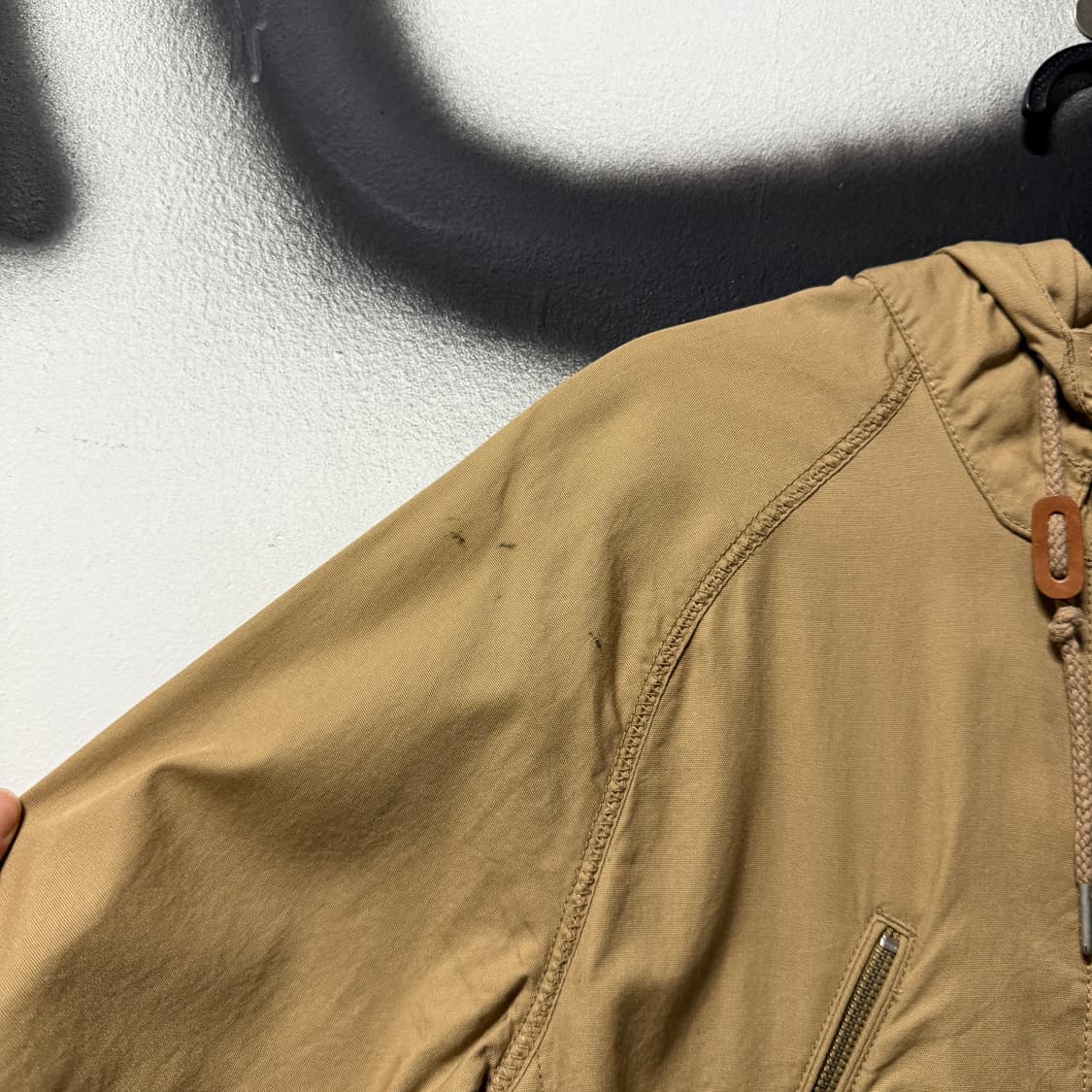 FUBU 후부 지퍼 디테일 M65 필드 자켓 베이지 상품이미지4