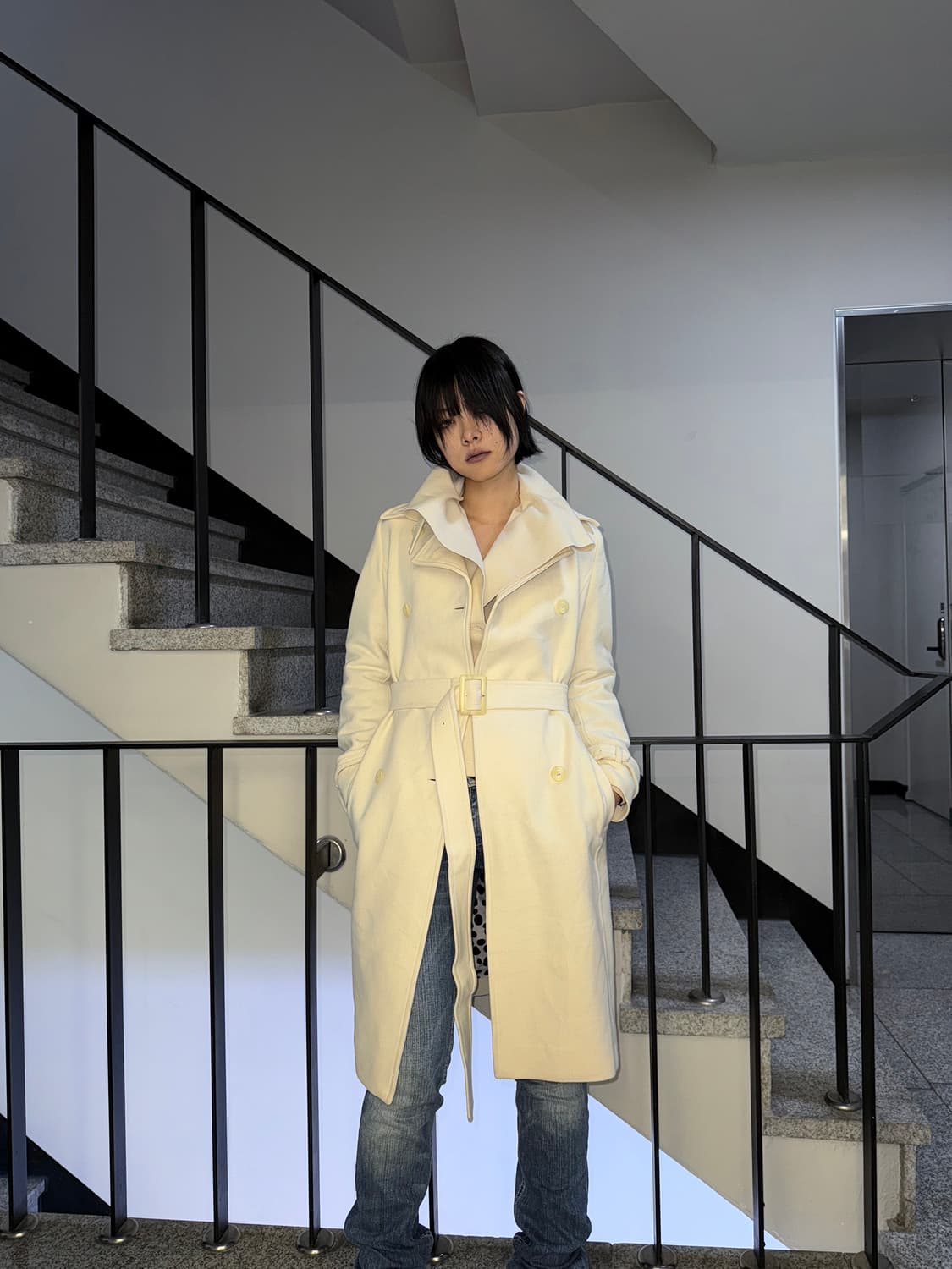 wool double long coat 상품이미지2