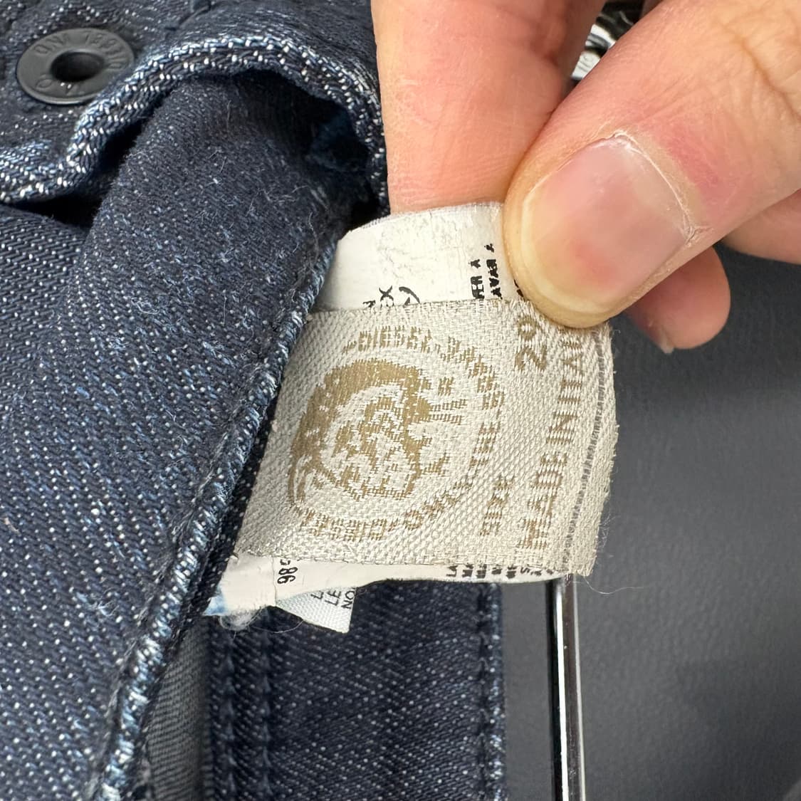 디젤 블랙 데님 팬츠 남/31 상품이미지9