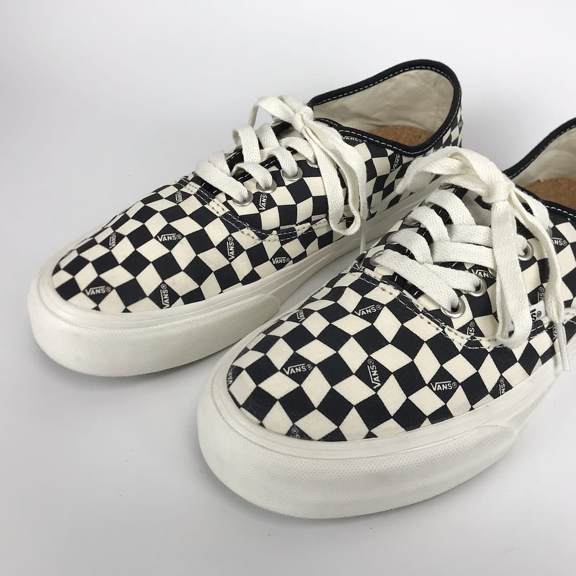 반스 어센틱 VR3 체커보드 스니커즈 신발 남성270 상품이미지3