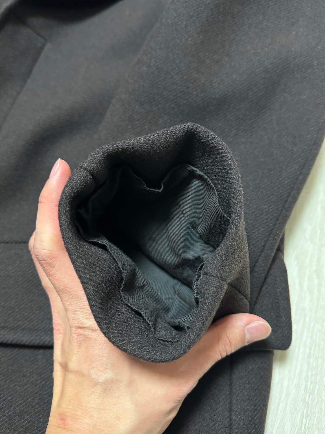 스튜디오니콜슨 sampson 코트 브라운 m사이즈 상품이미지4