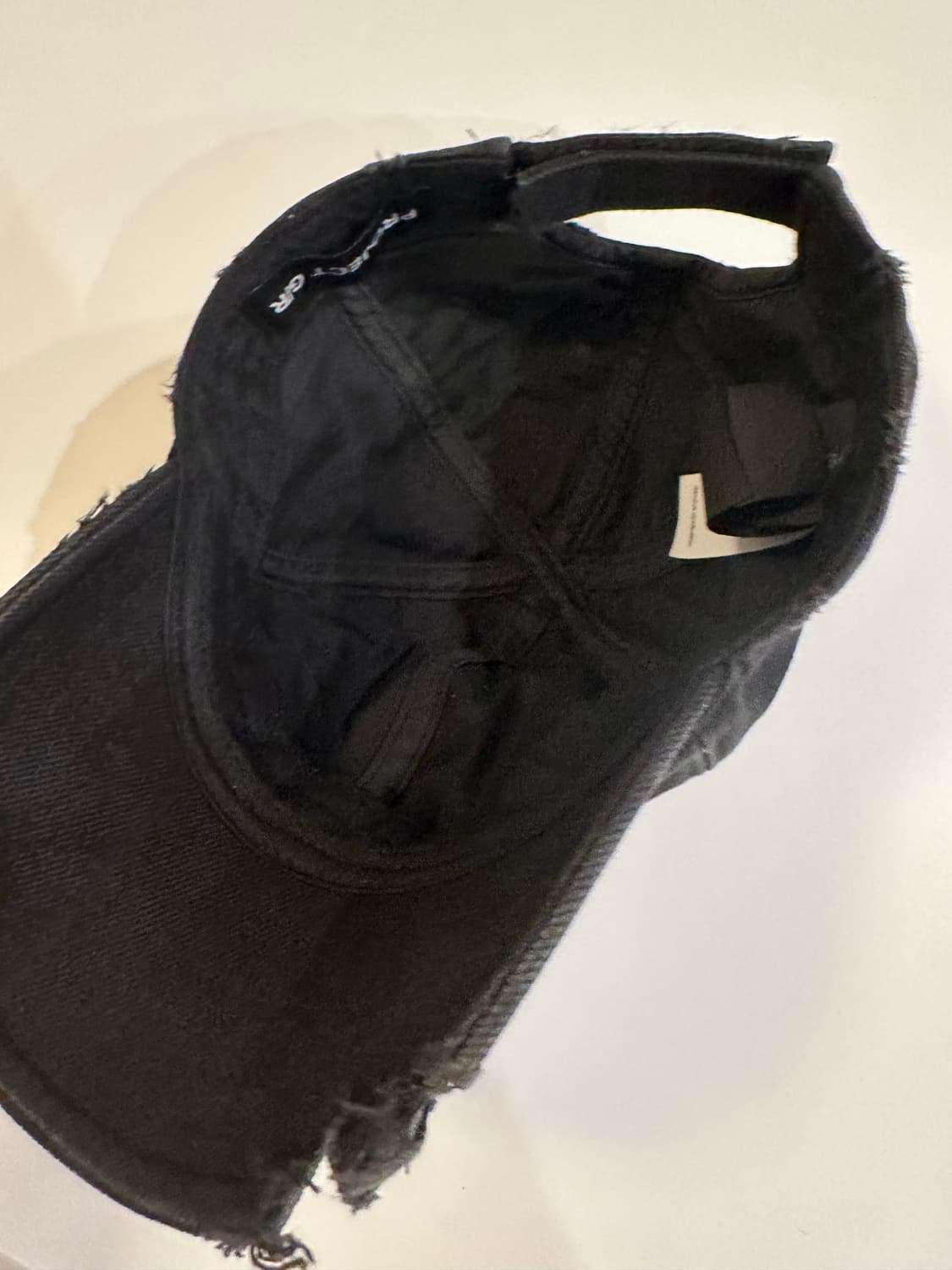 프로젝트 gr 크래쉬드 볼캡 블랙 상품이미지4