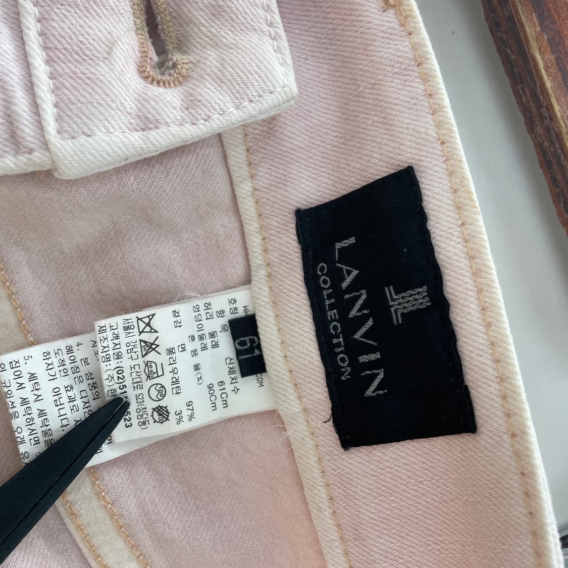 랑방 핑크 데님 팬츠 상품이미지4