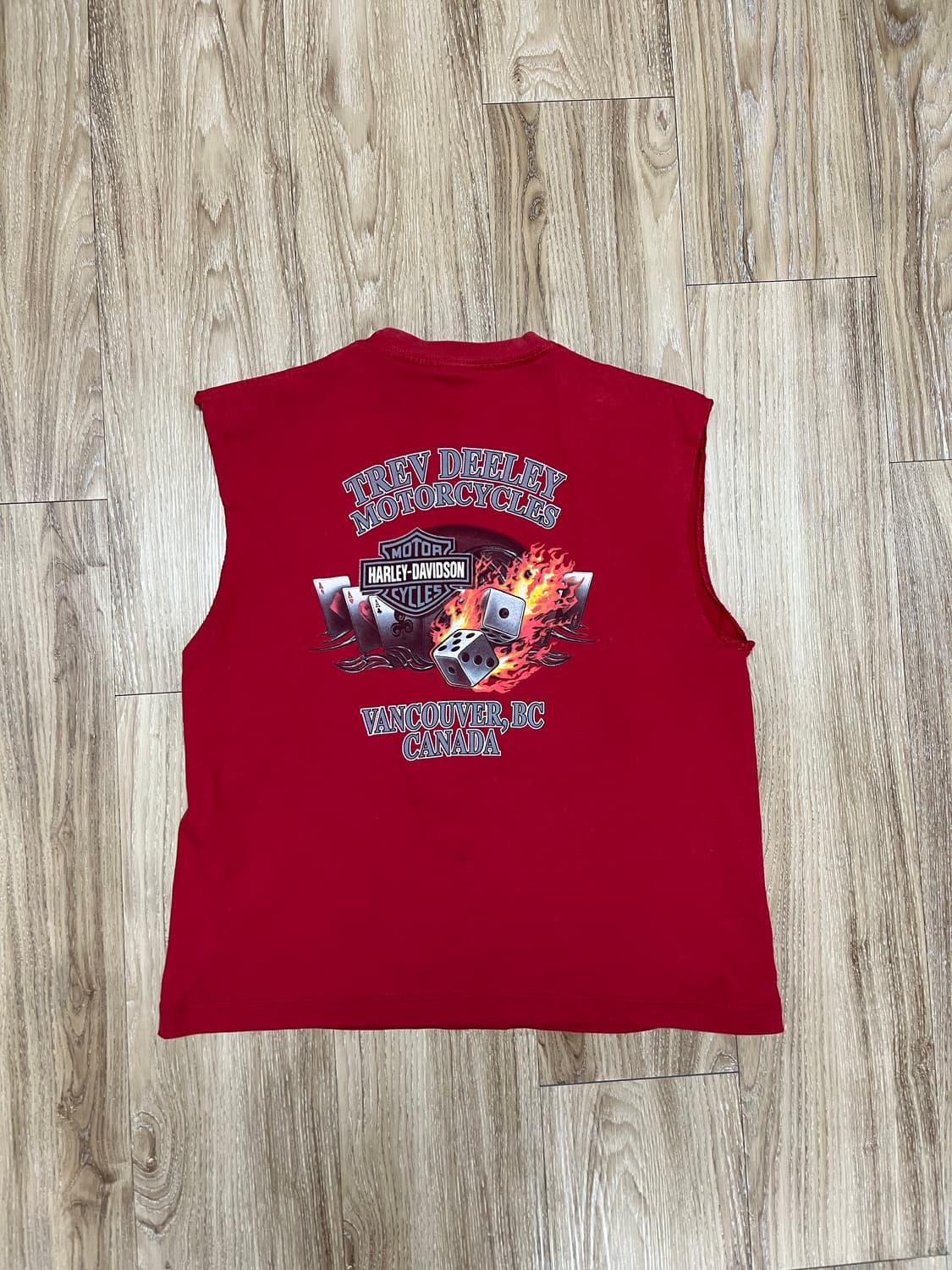 USA 할리데이비슨 슬리브리스 티셔츠 L 상품이미지4