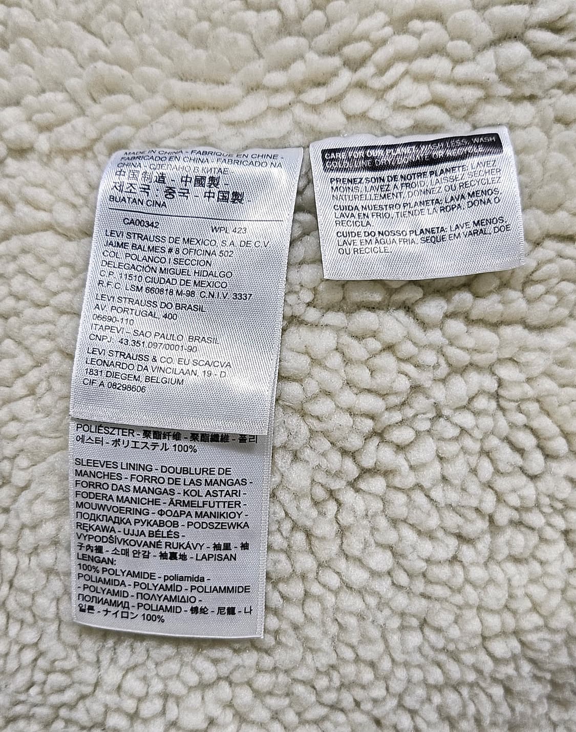 리바이스 양털 청자켓 상품이미지9