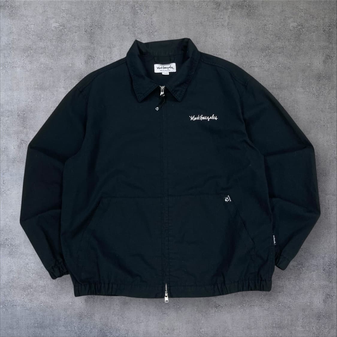 마크곤잘레스 네이비 컬러 빅로고 스윙탑 자켓 상품이미지1