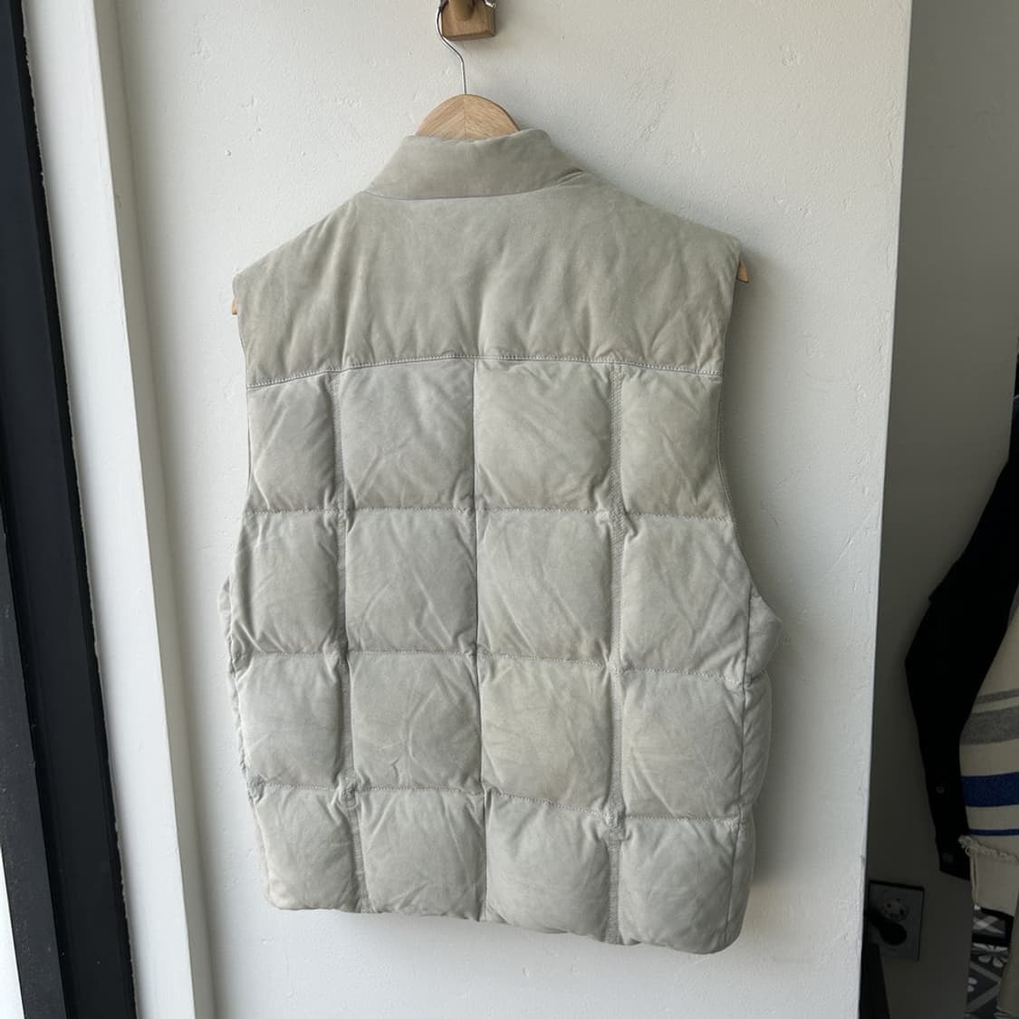 17167 - 22F/W 타임 스웨이드 고트스킨 패딩 조끼 상품이미지7