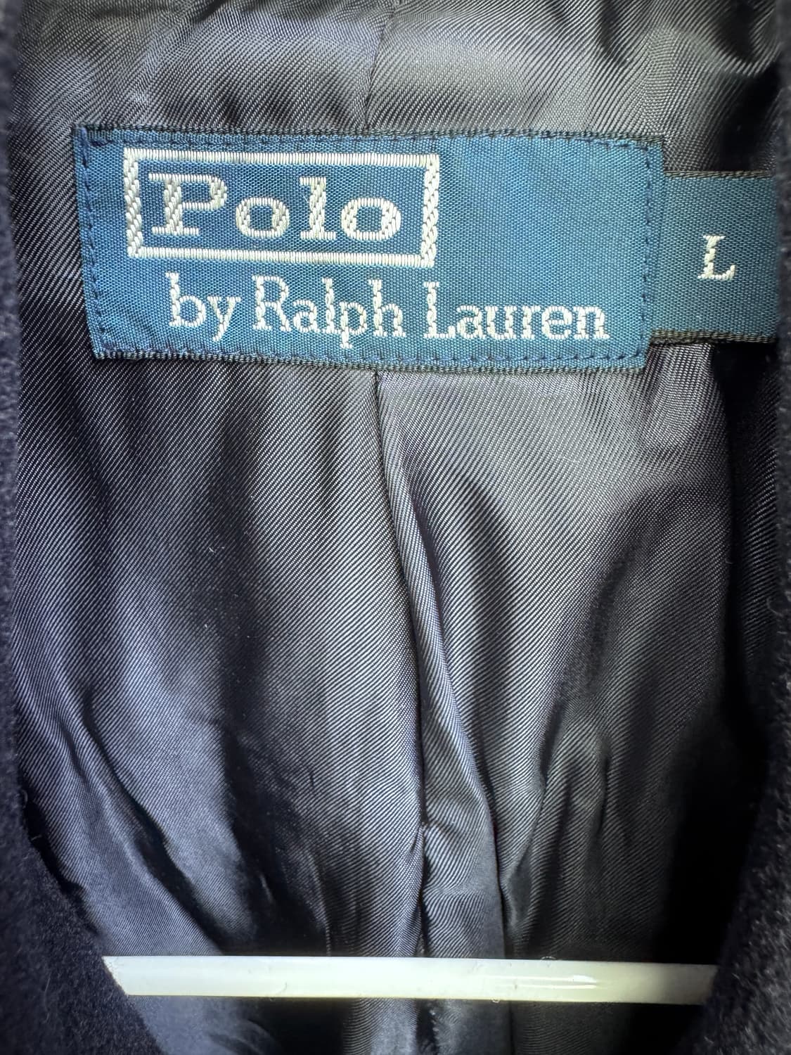 빈티지 폴로 랄프로렌 POLO RALPHLAUREN 울 피코트 네이비 L 상품이미지2