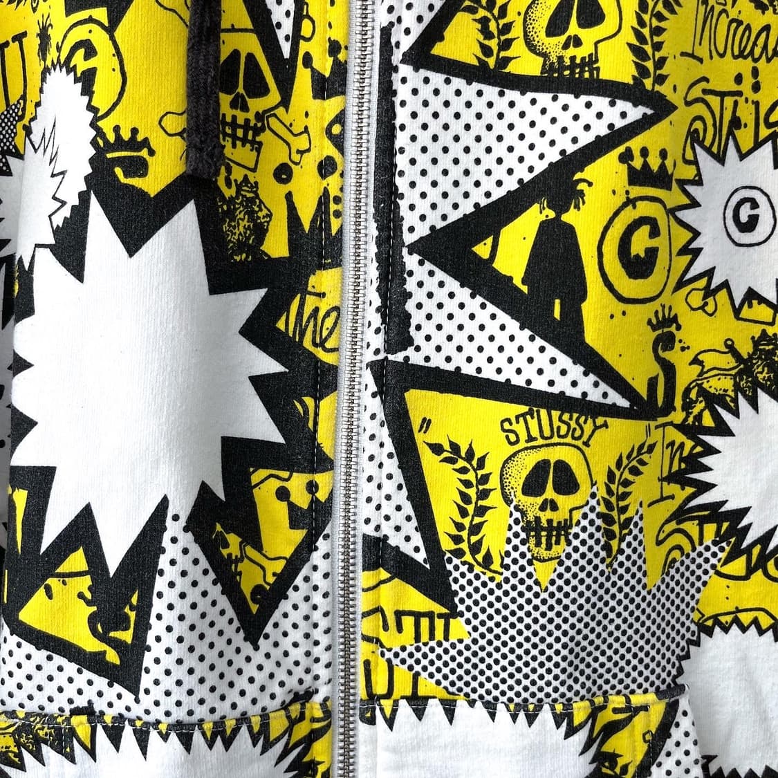 스투시 2008 카툰 모노그램 후드 집업 상품이미지5