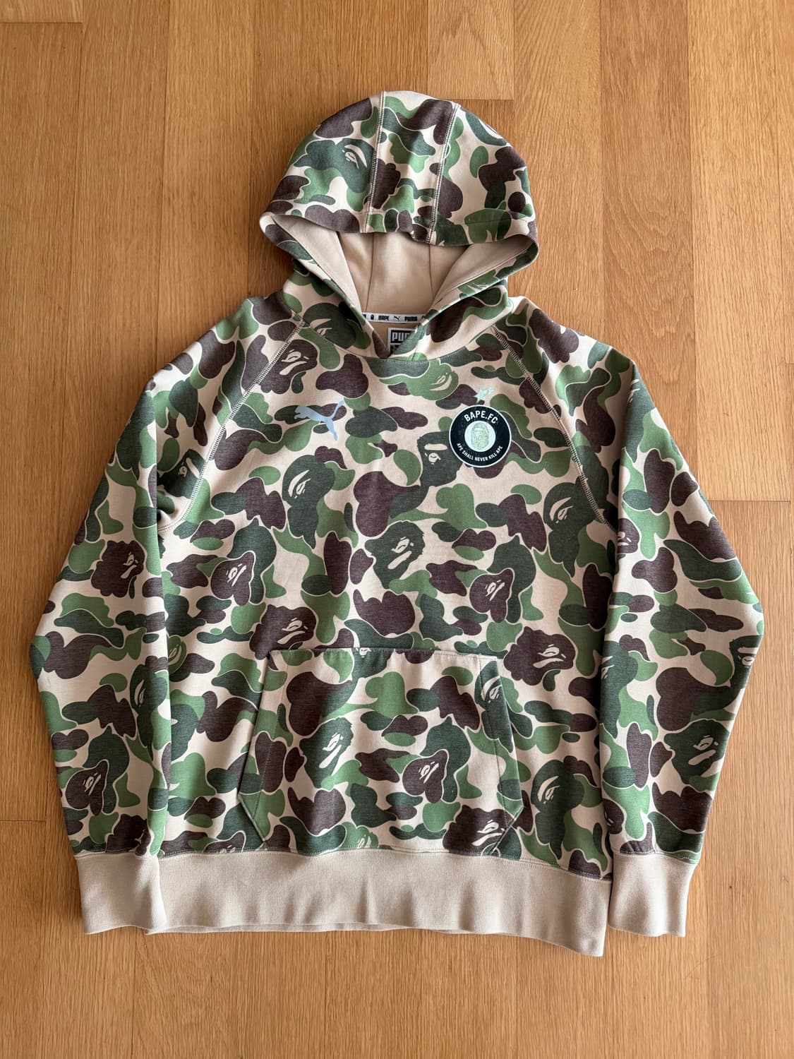 베이프 Bape 푸마 콜라보 후드 티셔츠 상품이미지1