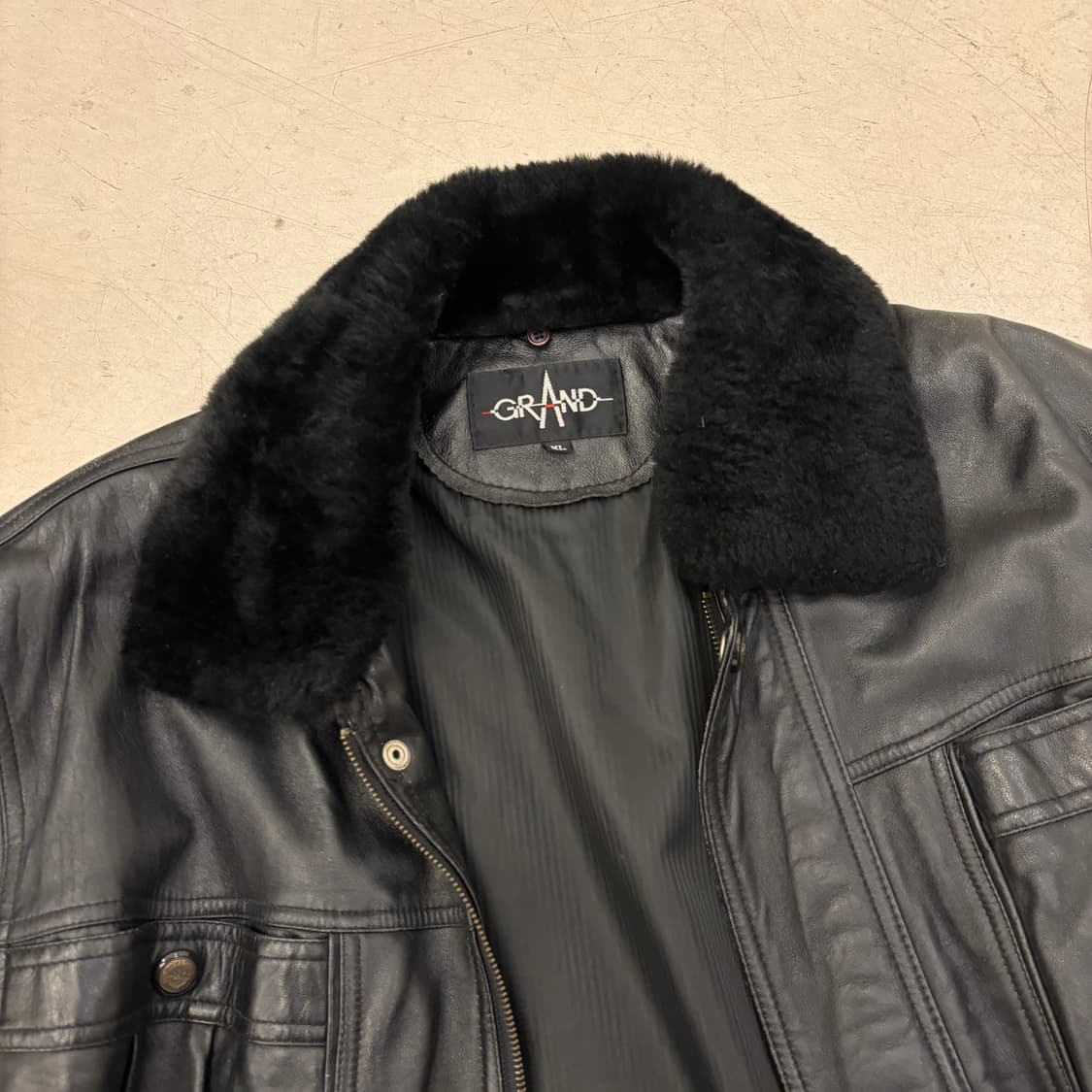 빈티지 올드 램스킨 자켓 상품이미지3