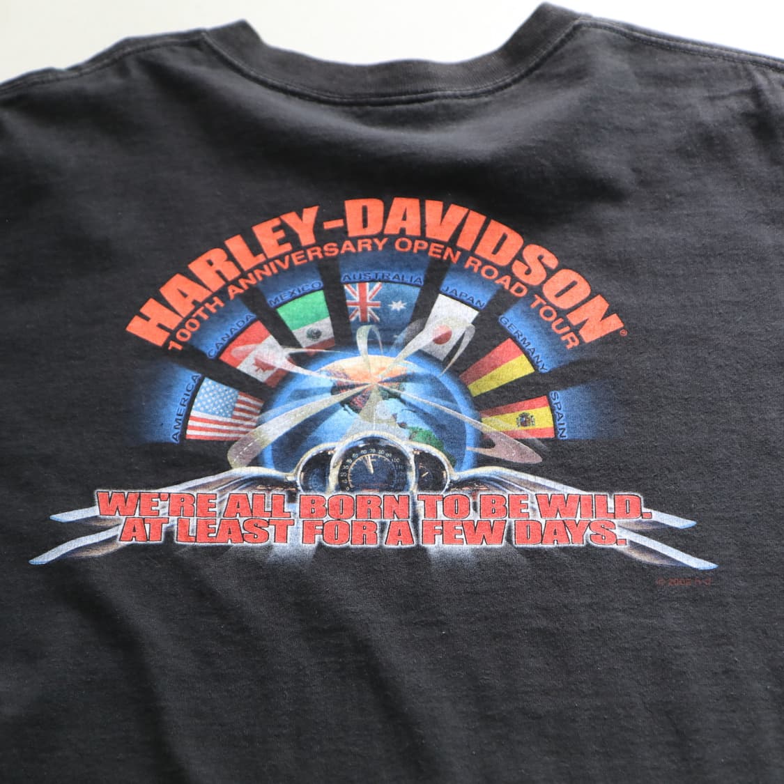 00s 할리데이비슨 100주년 기념 반팔티 (2XL) 상품이미지1