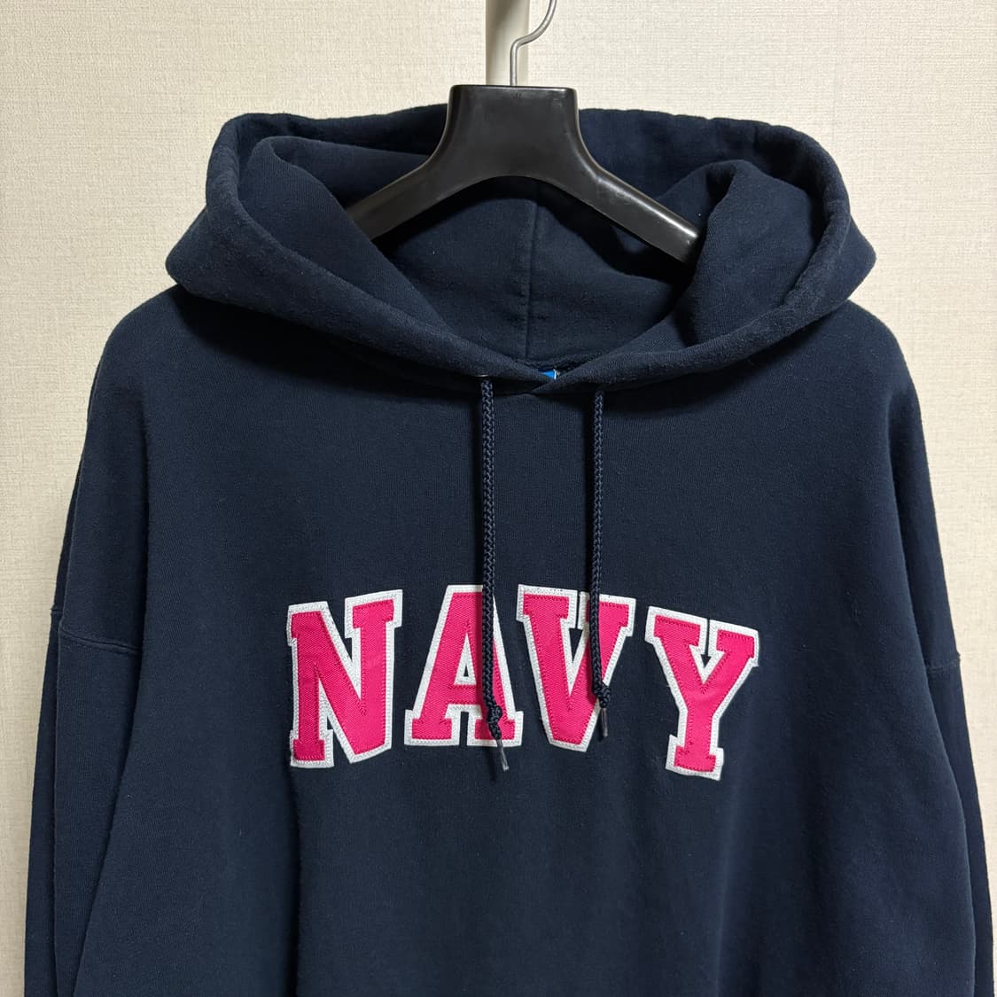 챔피온 NAVY 기모 후드티 / 네이비, XL 상품이미지2
