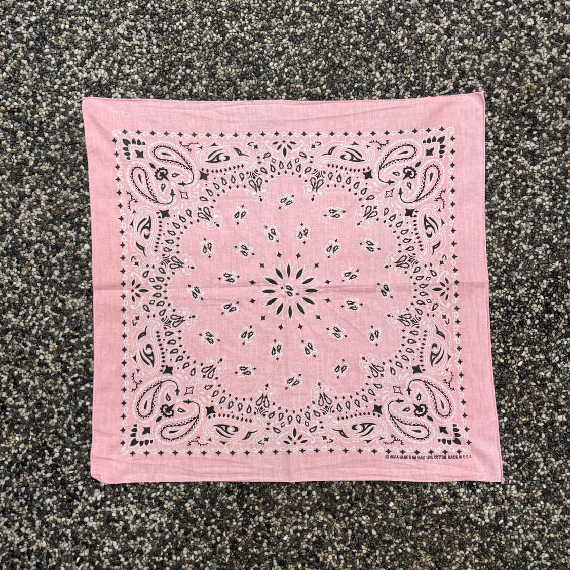 빈티지 페이즐리 반다나 made in USA (54x52cm)   상품이미지1