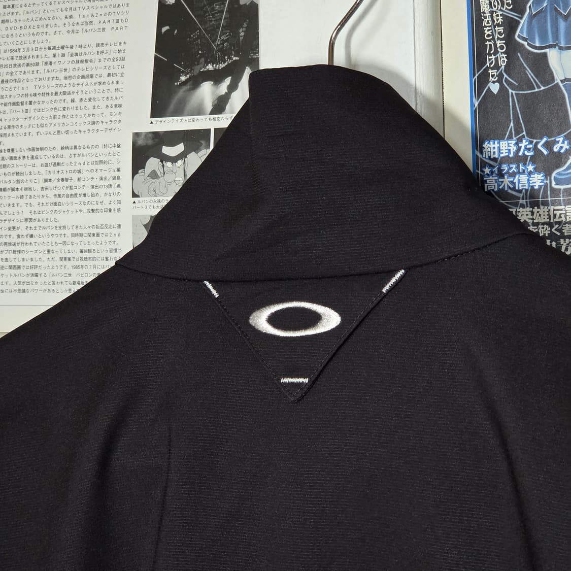 JPN 오클리  블랙 앤 화이트 폴리 집업 상품이미지7