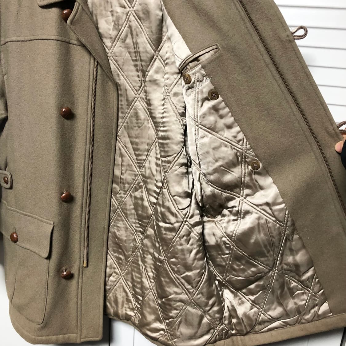 버버리 울 코트 자켓 모직 남성용 상품이미지5