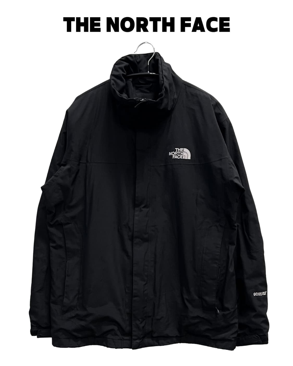 노스페이스 고어택스 바람막이 자켓 블랙 상품이미지1