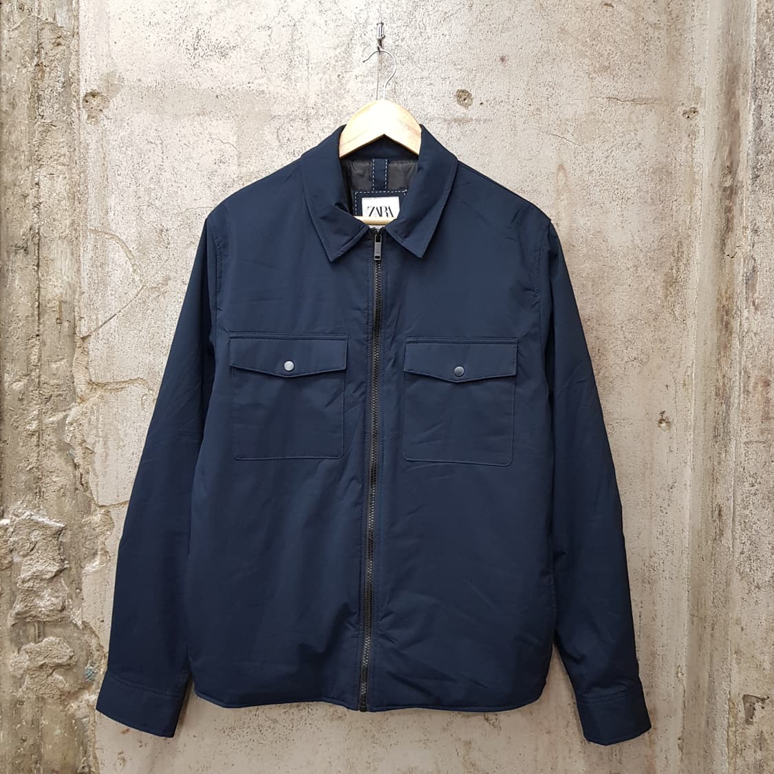 자라 투포켓 미니멀 집업 자켓 L사이즈  상품이미지1