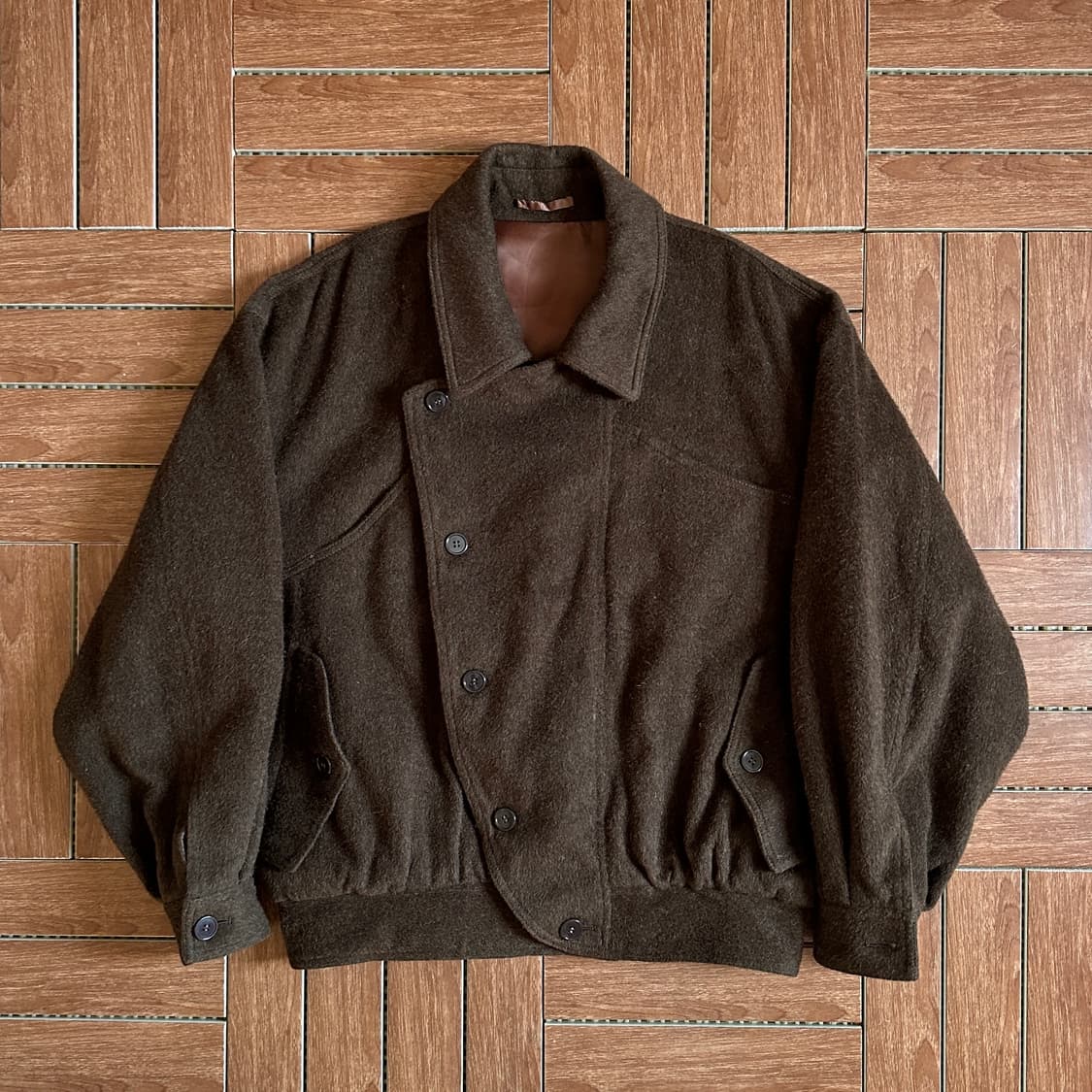 90’s Domani alpaca wool blouson jacket 상품이미지2