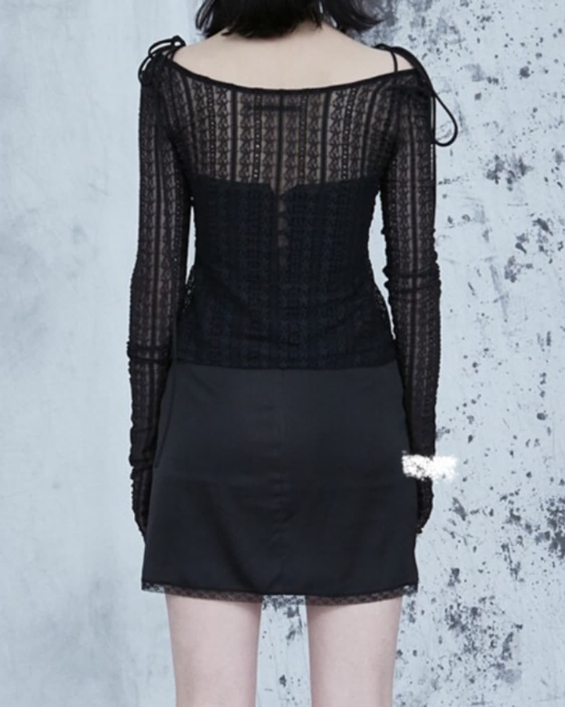 페인오어플레져 레이스 스트랩 가디건 상품이미지4