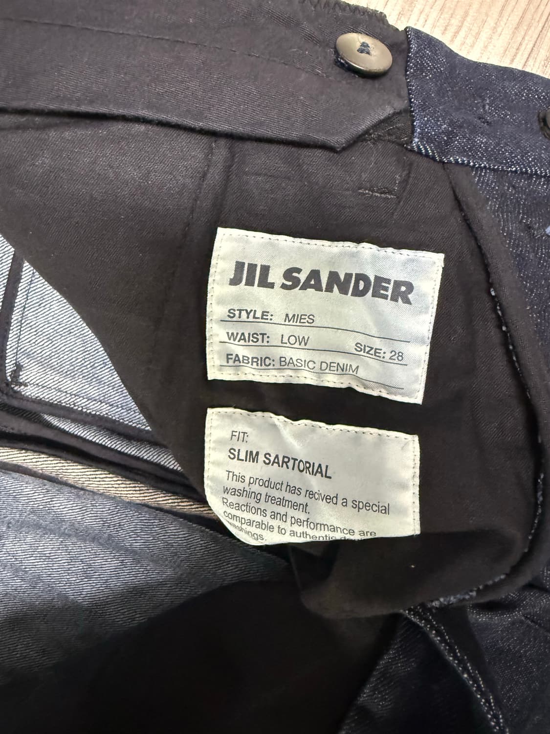 질샌더 데님 스키니  상품이미지5